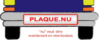 plaque d'immatriculation belge
