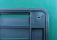 Porte-plaque avec bord – Image 2