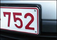 Porte-plaque Luxe – Image 3