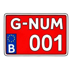 Plaque G - 34 x 21 cm (4x4)