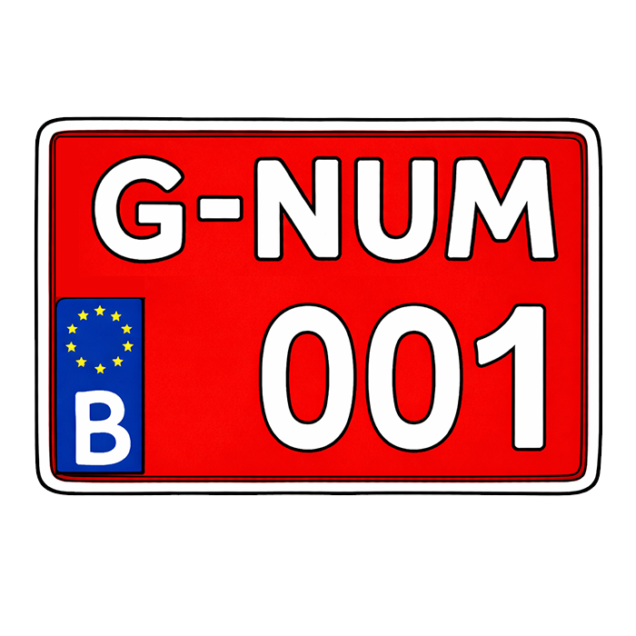 Plaque G - 34 x 21 cm (4x4)